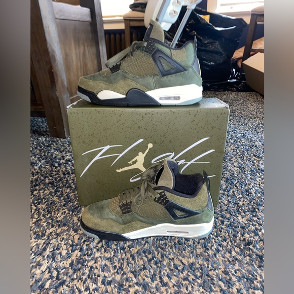 Jordan 4 Retro SE Craft Medium Green - Picture 5 of 8